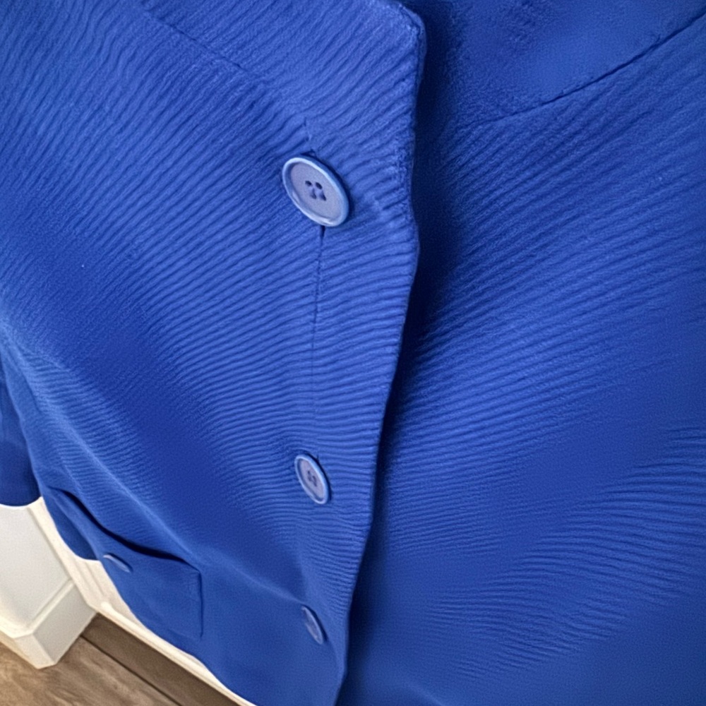 Talbots Linen Jacket 10P - Picture 4 of 9
